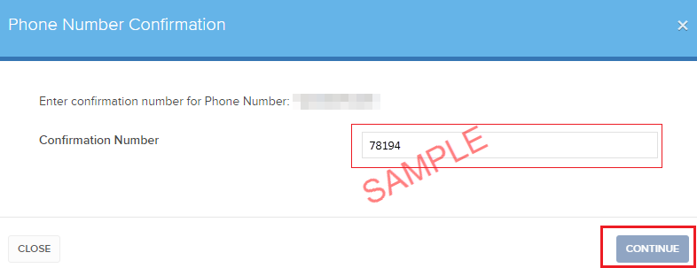 Vérifier le numéro de mobile