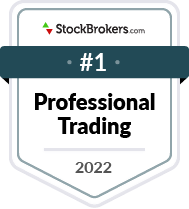 Número 1 em negociação profissional segundo a StockBrokers.com 2022